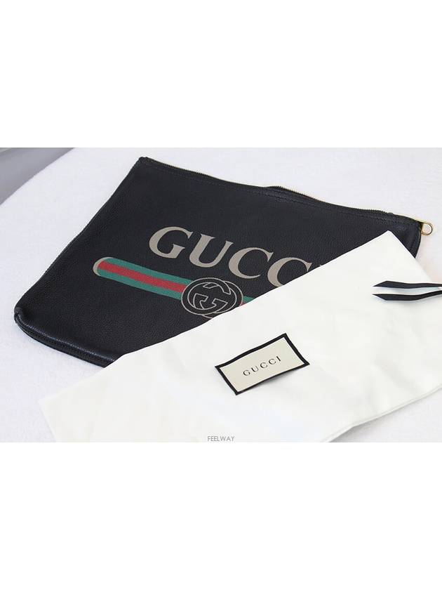 Daol Merchant Store Web Logo Clutch Black Condition A 500981 - GUCCI - BALAAN 1