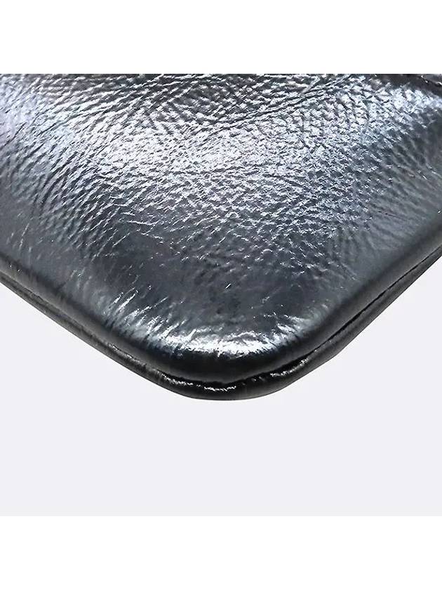 A84287 Black Vintage Leather Quilted Gabriel New Medium Clutch Bag - CHANEL - BALAAN 4