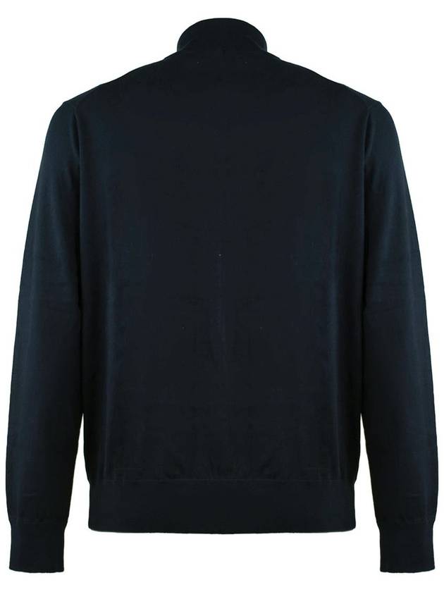 Ralph Lauren Cotton Zipper Sweater Hunter Navy - RALPH LAUREN - BALAAN 2