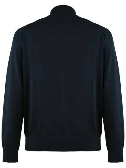 Ralph Lauren Cotton Zipper Sweater Hunter Navy - RALPH LAUREN - BALAAN 2