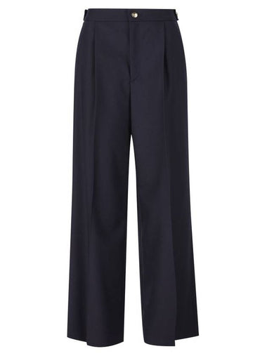 Céline Trousers Blue - CELINE - BALAAN 1