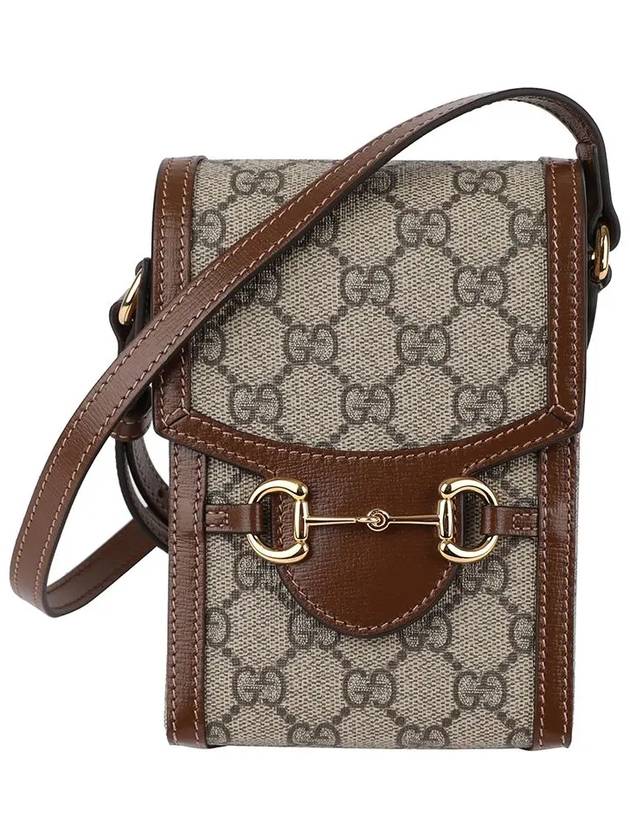 Horsebit 1955 Mini Bag Brown - GUCCI - BALAAN 7