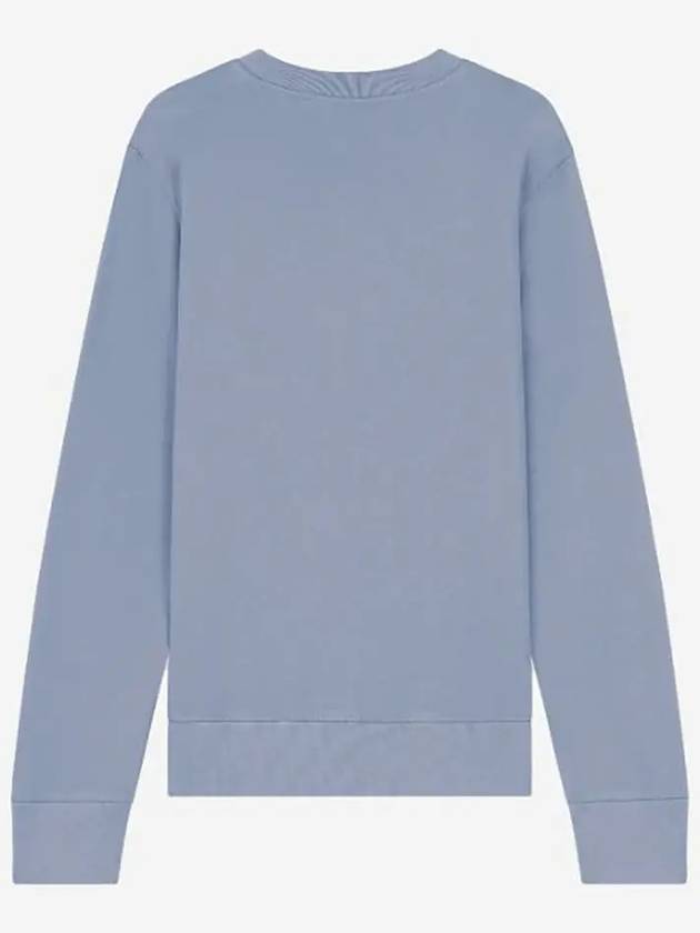 Fox Head Patch Regular Sweatshirt Blue - MAISON KITSUNE - BALAAN 3