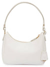 Re-Edition Saffiano Leather Mini Bag White - PRADA - BALAAN 3