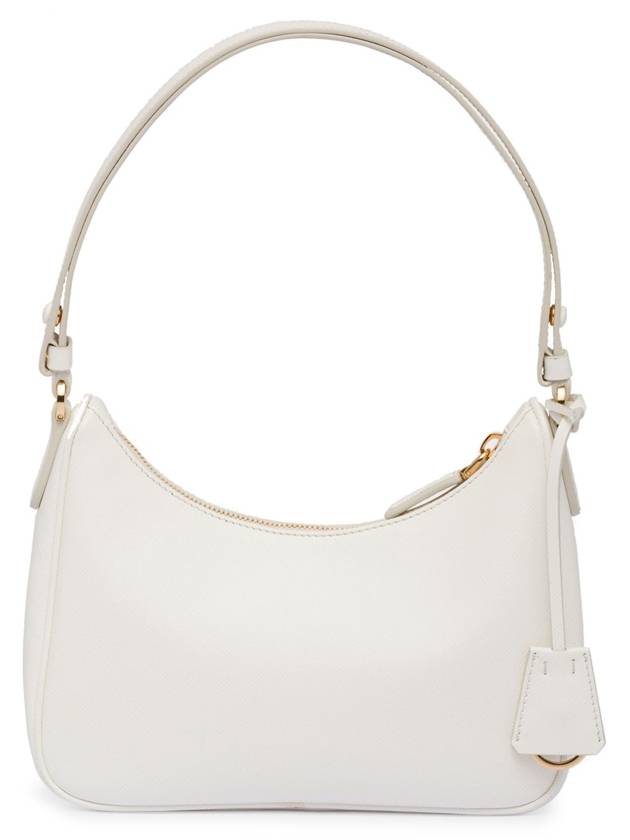 Re-Edition Saffiano Leather Mini Bag White - PRADA - BALAAN 3