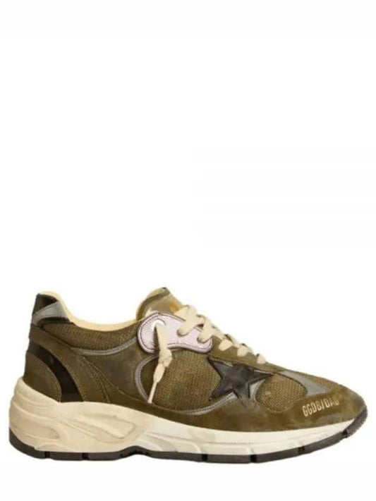 Deluxe Brand Running Dad Low Top Sneakers Olive - GOLDEN GOOSE - BALAAN 2