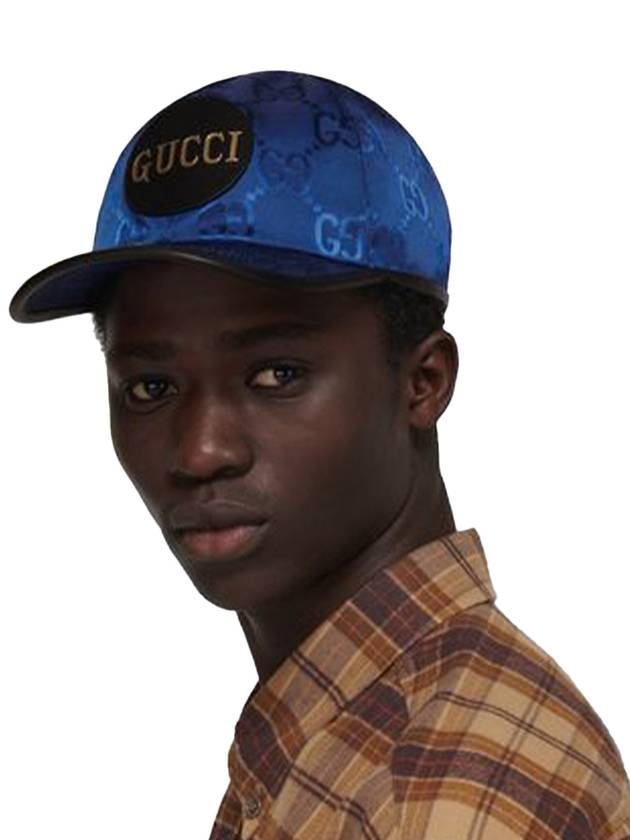 Metal Detail Off The Grid Ball Cap Blue - GUCCI - BALAAN 8