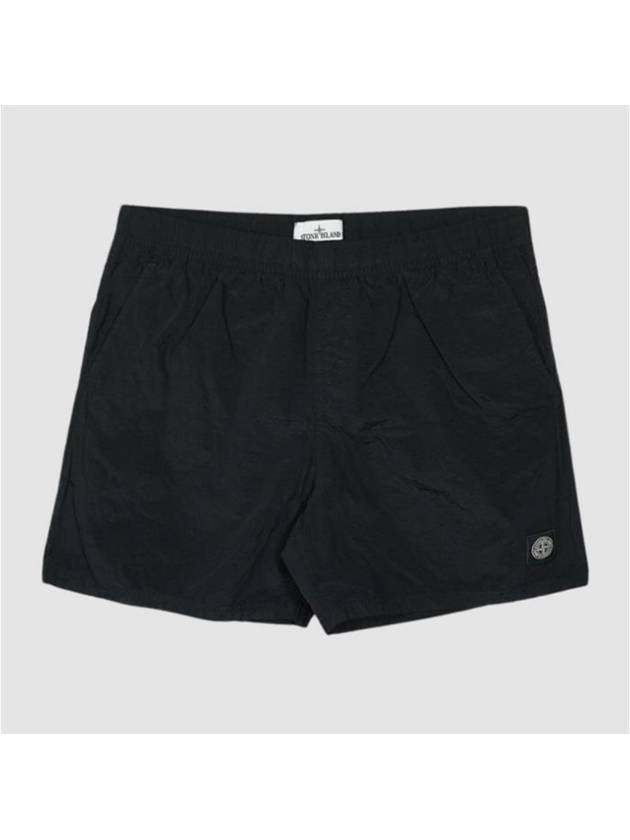 Nylon Metal Econyl Swim Shorts Black - STONE ISLAND - BALAAN 2