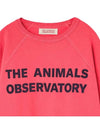 Kids Logo Printing Sweatshirt Pink S24156 277BG - THE ANIMALS OBSERVATORY - BALAAN 4