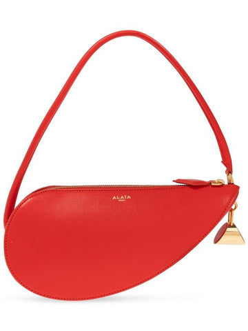 Alaïa Shoulder Bag Le Demi-Coeur, Women's, Red - ALAIA - BALAAN 1