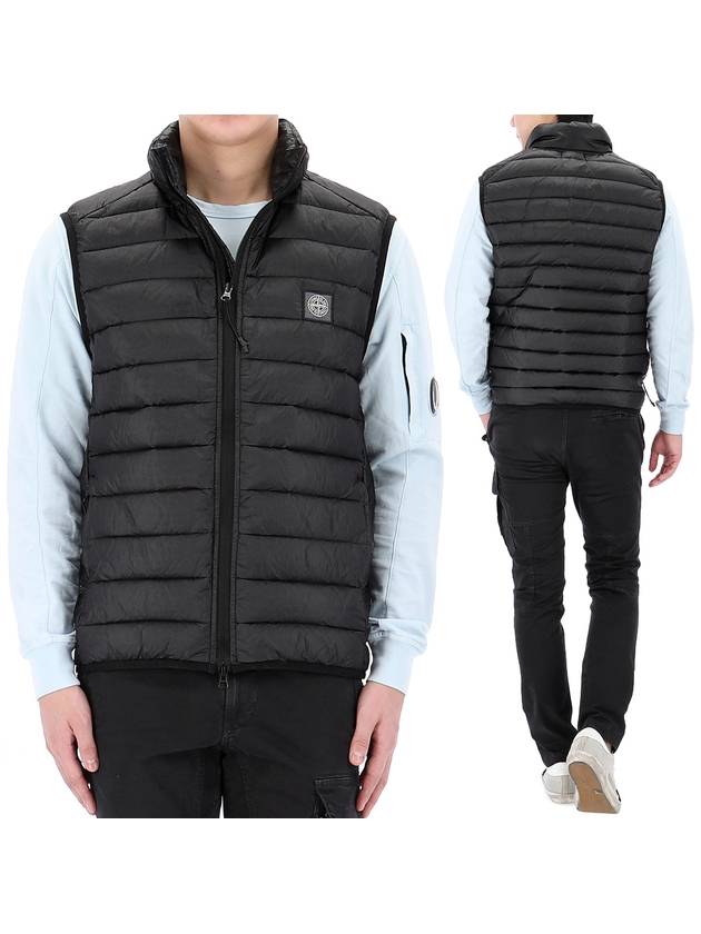 Chamber R Nylon Down Vest Black - STONE ISLAND - BALAAN 2