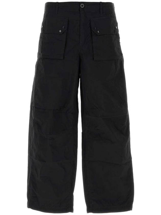 Pantalone Lungo Cargo Straight Pants Black - TEN C - BALAAN 1