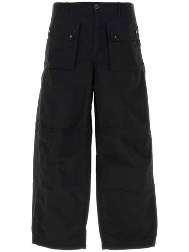 Nylon Cargo Straight Pants Black - TEN C - BALAAN 1