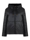 Flynn Reversible Hooded Down Padding Black - MAX MARA - BALAAN 2