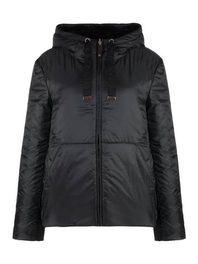 Flynn Reversible Hooded Down Padding Black - MAX MARA - BALAAN 2