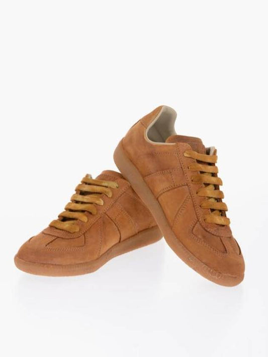 Women's Replica Low Top Sneakers Camel - MAISON MARGIELA - BALAAN 1