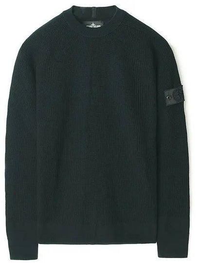 Shadow Project Wappen Patch Knit Top Dark Green - STONE ISLAND - BALAAN 2