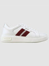 Moony Leather Low Top Sneakers White - BALLY - BALAAN 3