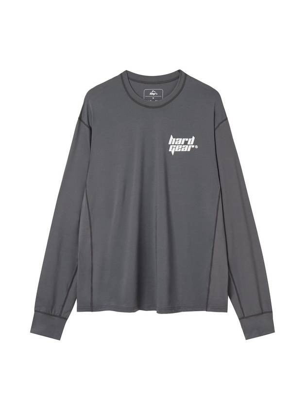 ATB Long Sleeve T Shirt Grey - HARDGEAR APPAREL - BALAAN 1