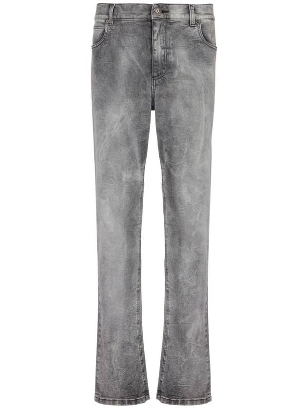 Balmain Straight Cotton Mid-Rise Jeans - BALMAIN - BALAAN 1