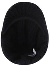 Official W COLOR POINT WOOL KNIT CAP BK - ANEWGOLF - BALAAN 7