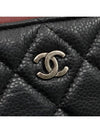 Black caviar antique silver CC logo classic large pouch clutch - CHANEL - BALAAN 6