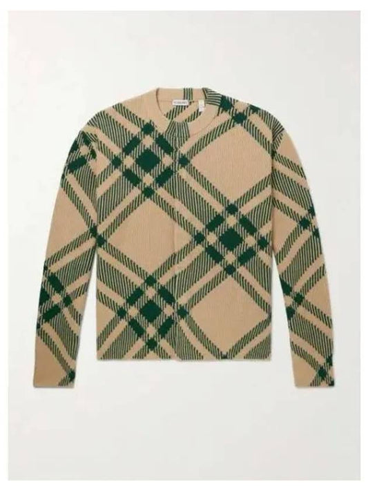 check pattern intarsia knit cardigan 8083079 - BURBERRY - BALAAN 2