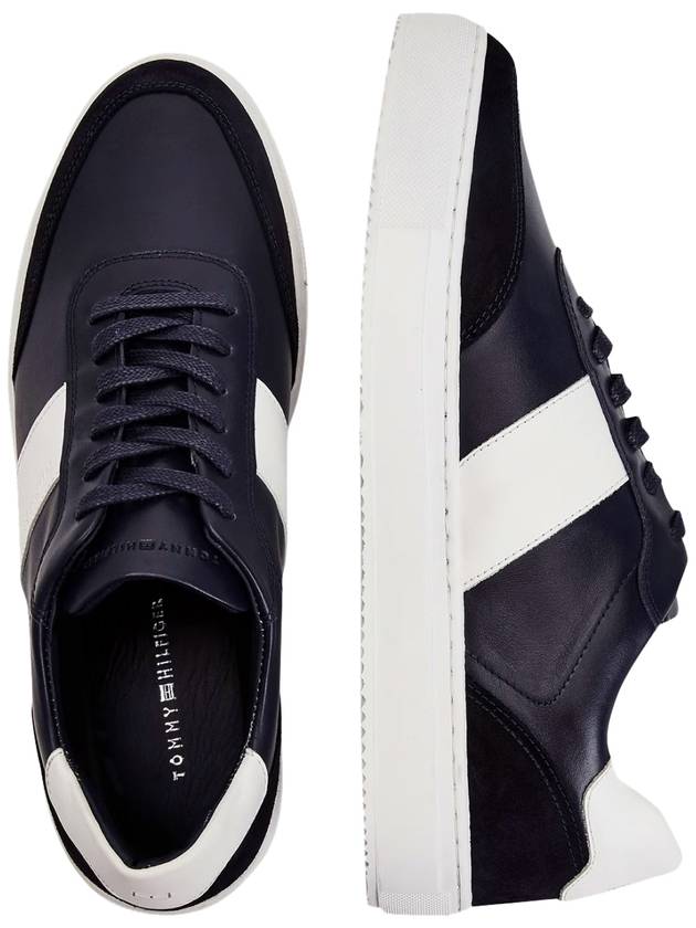 Premium Cupsole Stripe Sneakers - TOMMY HILFIGER - BALAAN 4