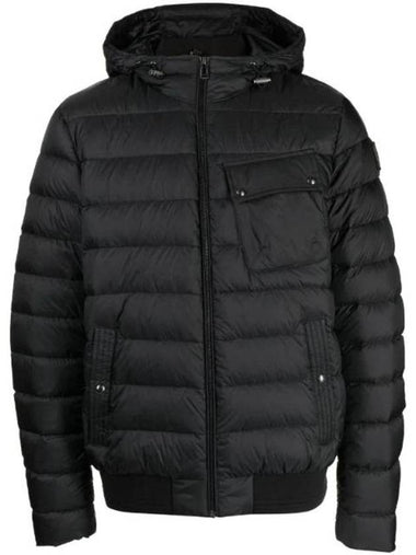 Streamline Down Filled Nylon Jacket Black - BELSTAFF - BALAAN 1