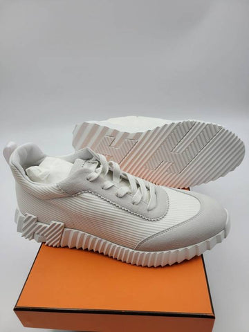 Men's Bouncing Sneakers White 24ss New Release - HERMES - BALAAN 1