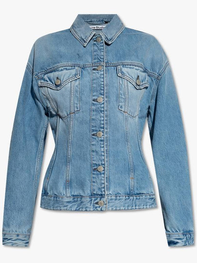 Regular Fit Denim Jacket Light Blue - ACNE STUDIOS - BALAAN 2