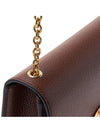 Women's Darley Leather Chain Small Shoulder Bag Brown - MULBERRY - BALAAN 9