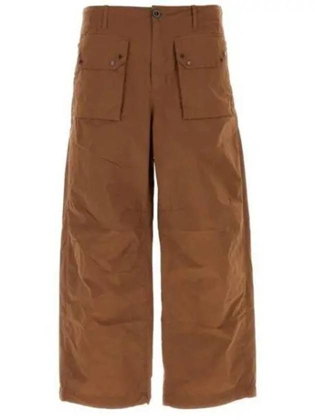 Pantalone Lungo Cargo Straight Pants Brown - TEN C - BALAAN 2