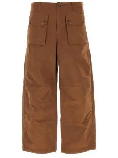 Nylon Cargo Straight Pants Brown - TEN C - BALAAN 2