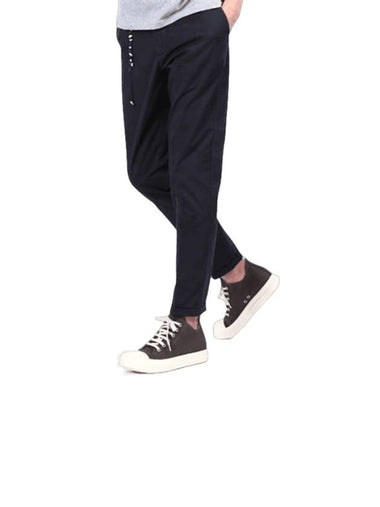 Cropped Straight Pants Black - THE EDITOR - BALAAN 1