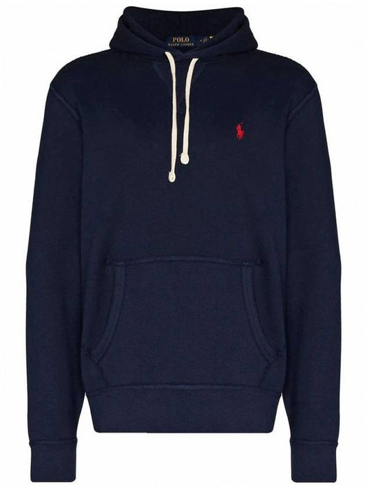 Embroidered Logo Pony Hoodie Navy - POLO RALPH LAUREN - BALAAN 1