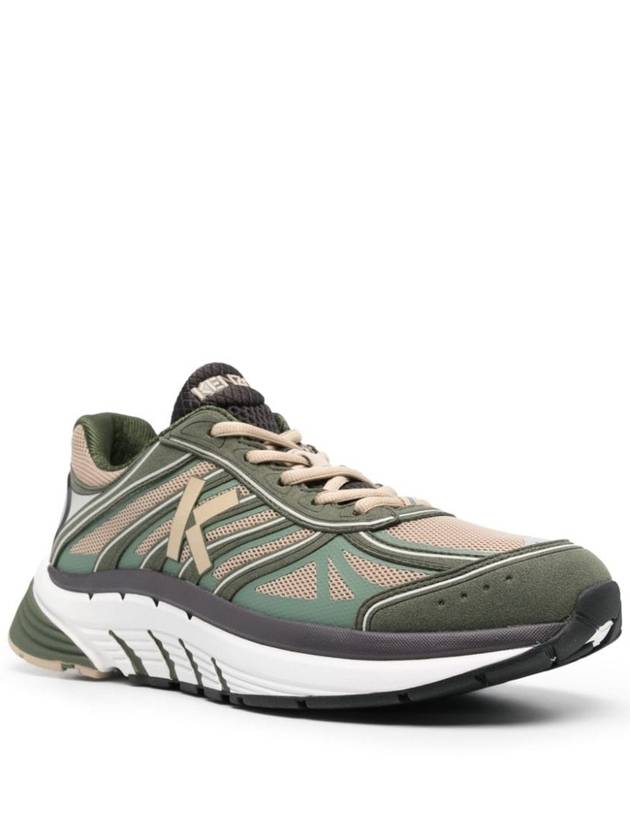 Men's Pace Low Top Sneakers Green - KENZO - BALAAN 3