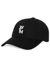 Logo Cotton Ball Cap Black - WOOYOUNGMI - BALAAN 3