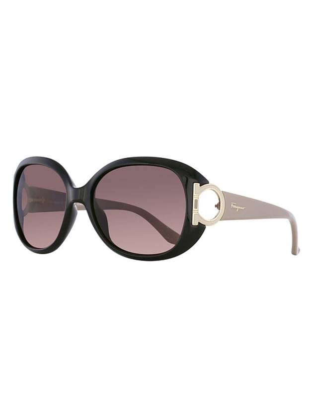 Eyewear Round Sunglasses Black - SALVATORE FERRAGAMO - BALAAN 1