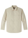 Taku Oversized Shirt Jacket Beige - A.P.C. - BALAAN 1