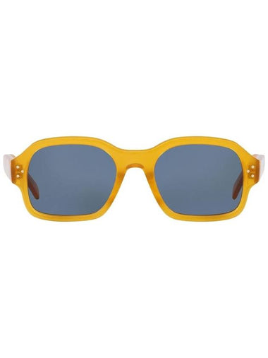 Eyewear Square Acetate Sunglasses Yellow - CELINE - BALAAN 1