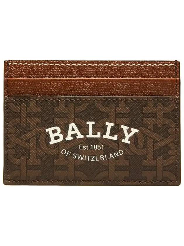 Bhar Logo Card Wallet Brown - BALLY - BALAAN 2