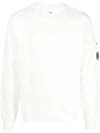 Lens Wappen Sweatshirt White - CP COMPANY - BALAAN 1