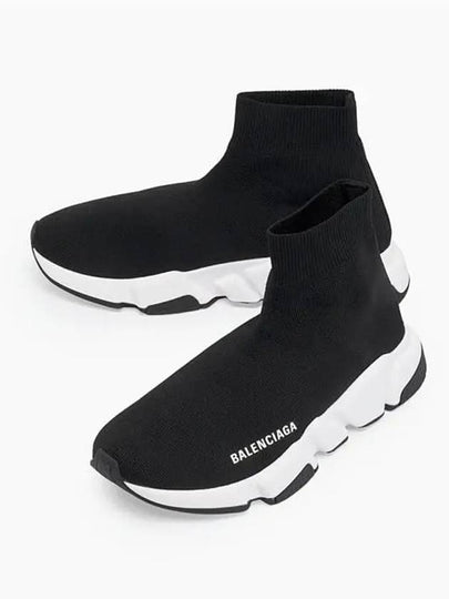 Speed Trainer High Top Sneakers Black - BALENCIAGA - BALAAN 2