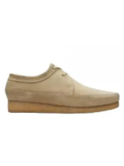 Weaver Maple Suede Loafers Beige - CLARKS - BALAAN 2