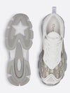 Vibe Oblique Transparent Rubber Low Top Sneaker Grey - DIOR - BALAAN 8