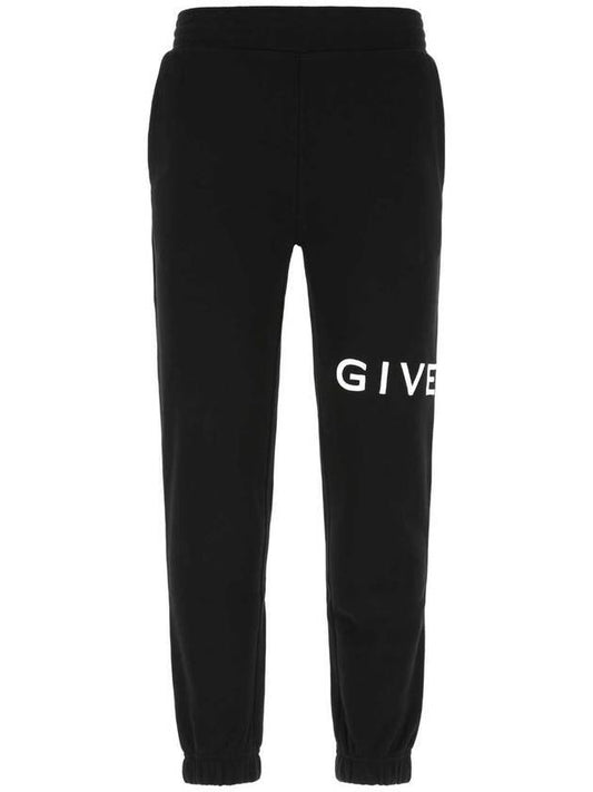 Logo Print Trousers Track Pants Black - GIVENCHY - BALAAN 1