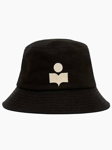 Isabel Marant Hailey Logo Bucket Hat Black CU001XFA A3C05A BKEC - ISABEL MARANT ETOILE - BALAAN 1