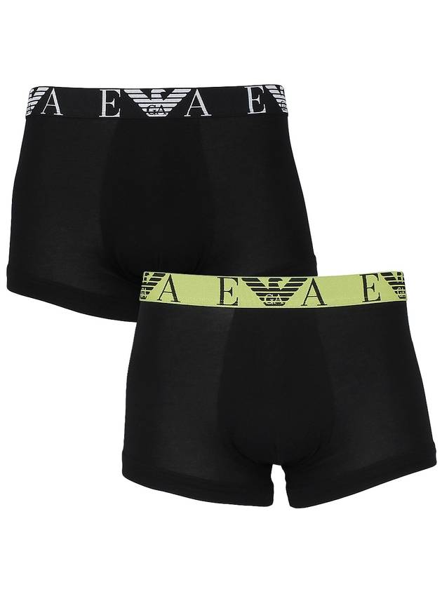 Bold Boxer Briefs 2 Pack Black - EMPORIO ARMANI - 1