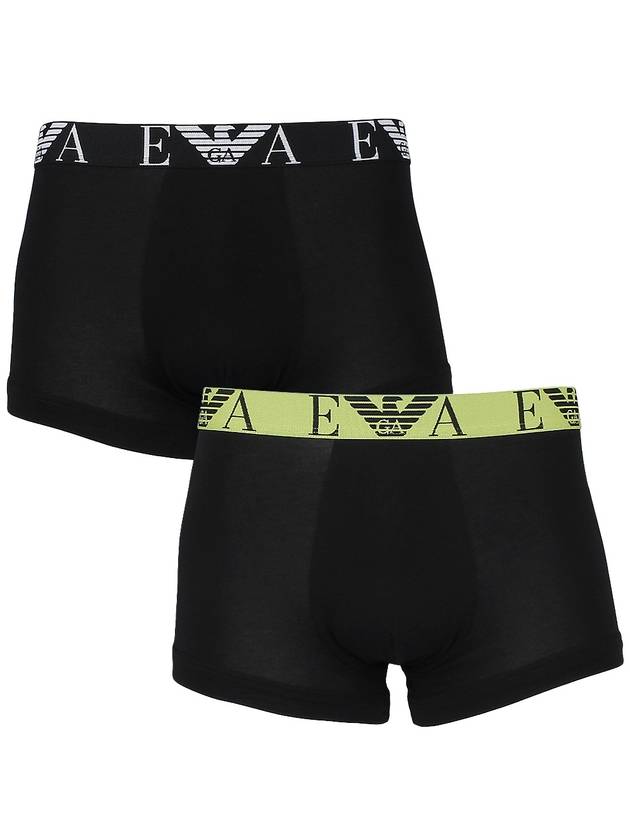 Bold Boxer Briefs 2 Pack Black - EMPORIO ARMANI - 2